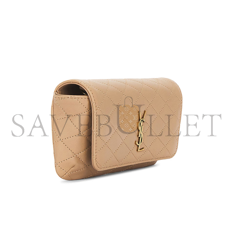 YSL GABY PHONE CASE IN LAMBSKIN 742579 (19*10*4.5cm)